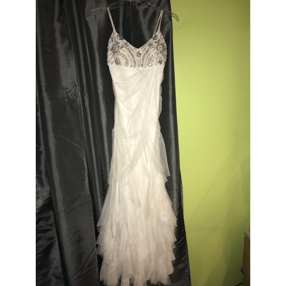 White prom dress
